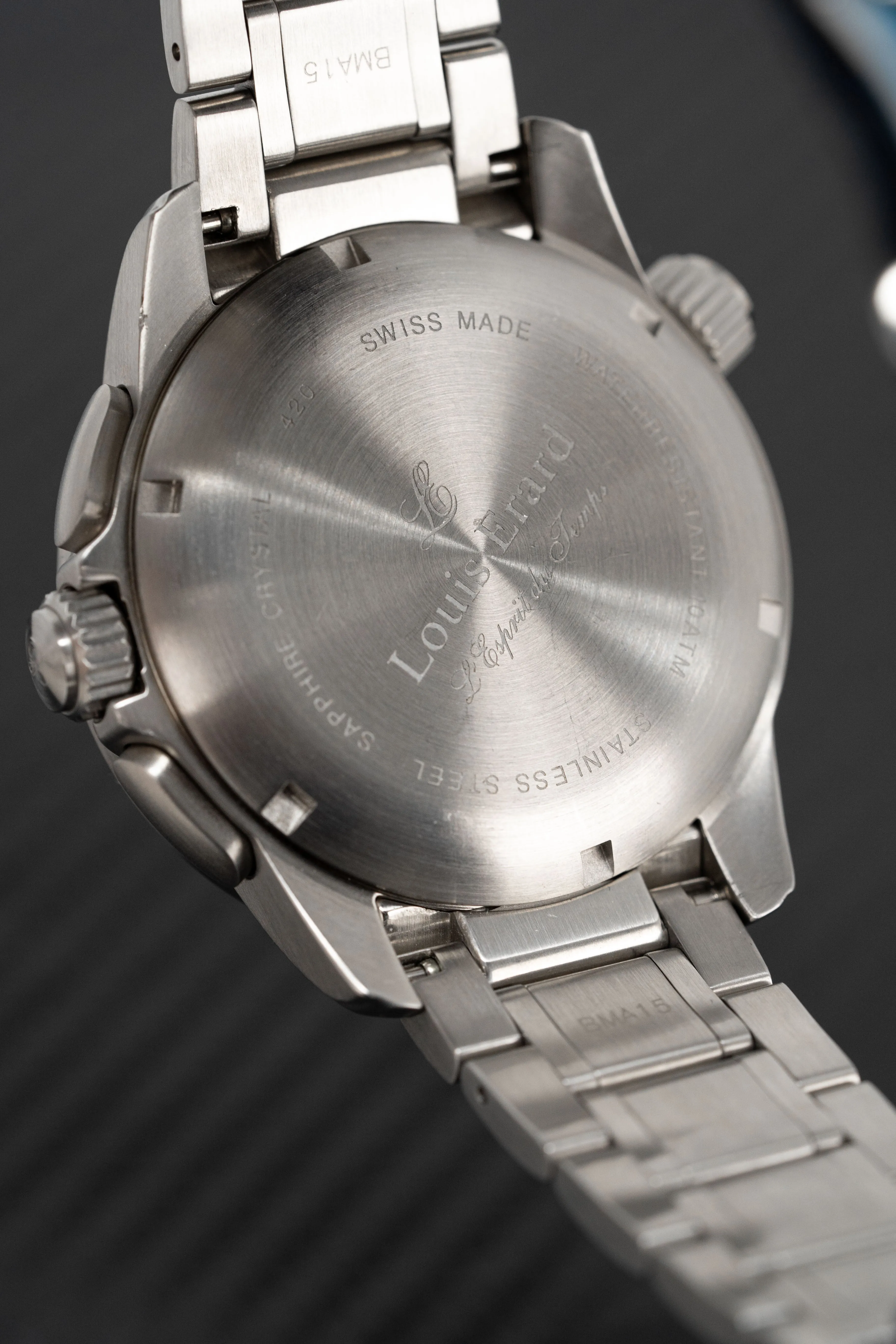 Louis Erard Watch Men's La Sportive Automatic Chronograph 78420AS02.BDE01