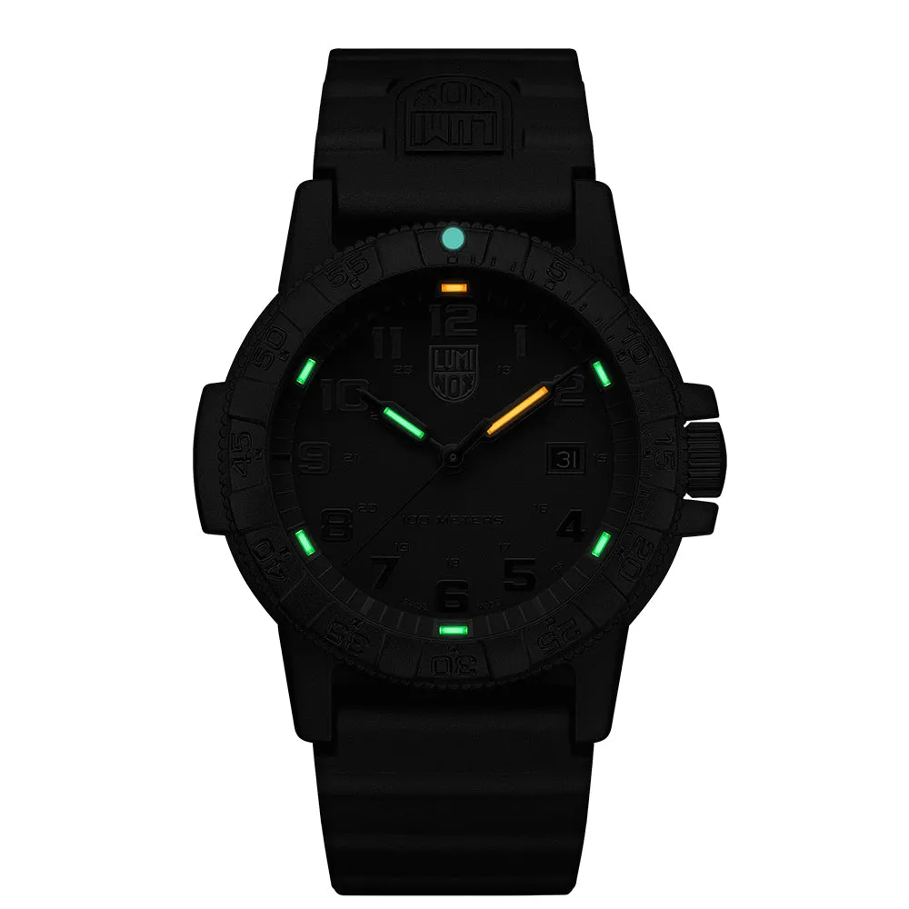 Luminox Men's Sea Turtle Giant 0320 Series Black Polyurethane Strap Black Analog Dial Quartz Watch - XS.0321.BO.L