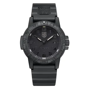 Luminox Men's Sea Turtle Giant 0320 Series Black Polyurethane Strap Black Analog Dial Quartz Watch - XS.0321.BO.L