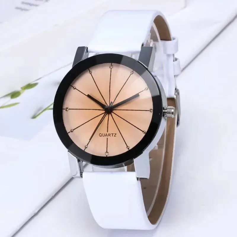 Luxury Quartz Wrist Watch for Women and Men Fashion Sports Metal Belt