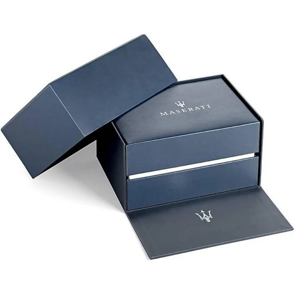 Maserati Successo Black Leather Men's Watch - R8851121011