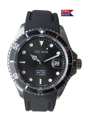 Men's Automatic Watch Black Face & Strap #50411