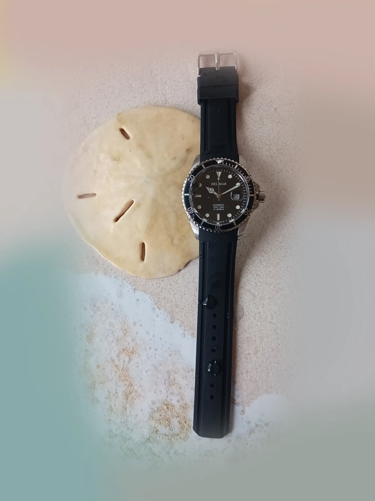 Men's Automatic Watch Black Face & Strap #50411