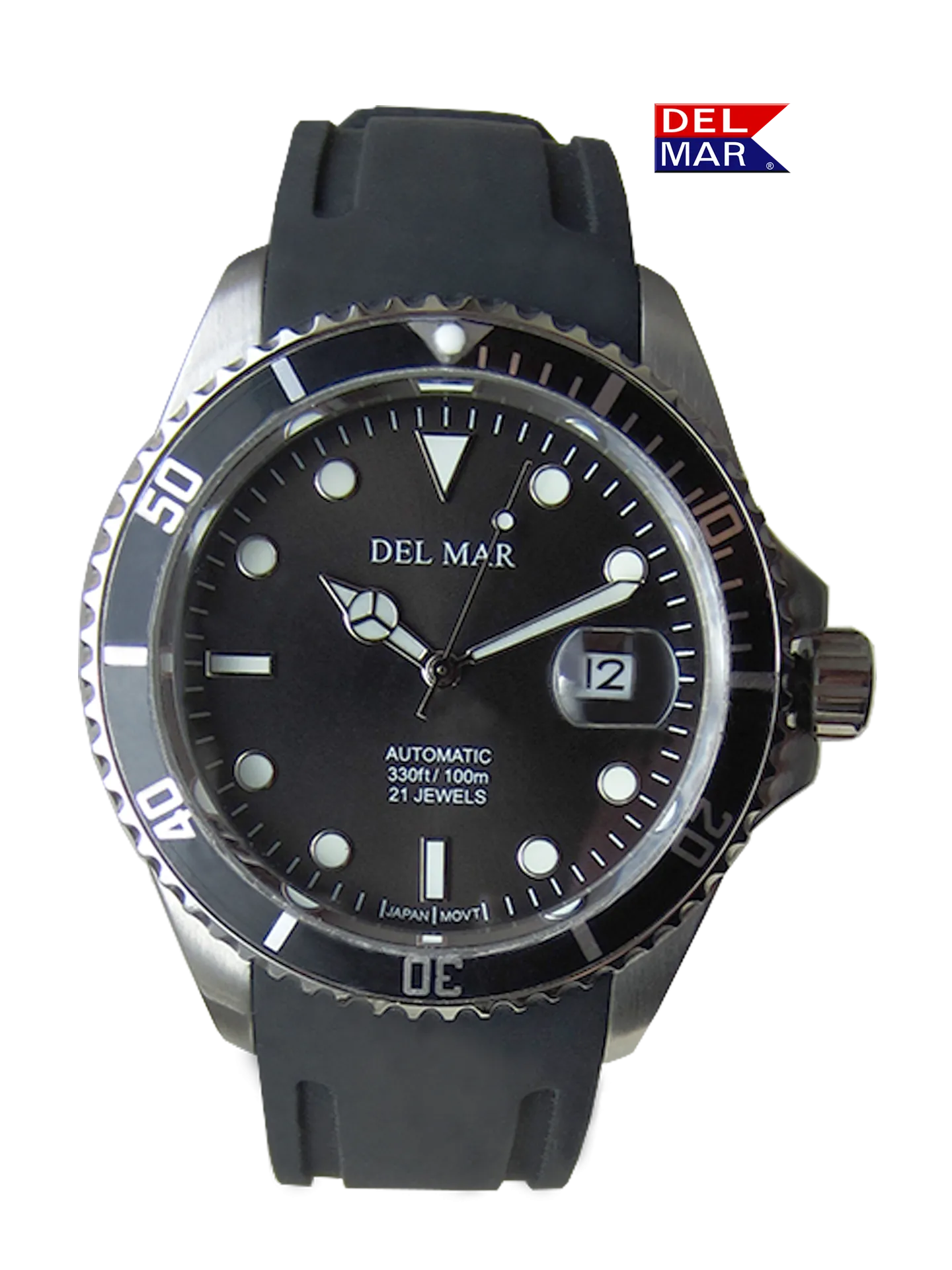 Men's Automatic Watch Black Face & Strap #50411
