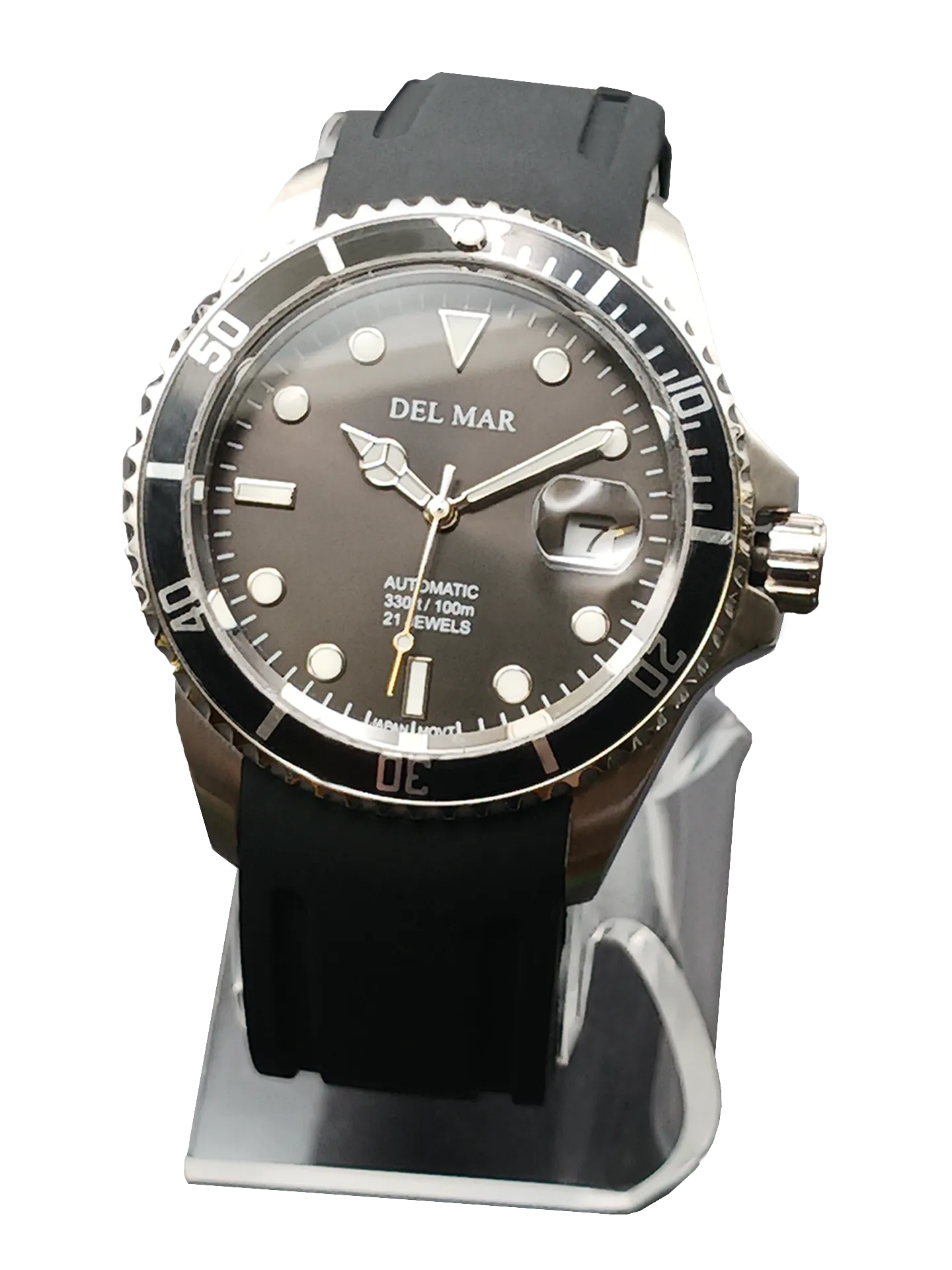 Men's Automatic Watch Black Face & Strap #50411