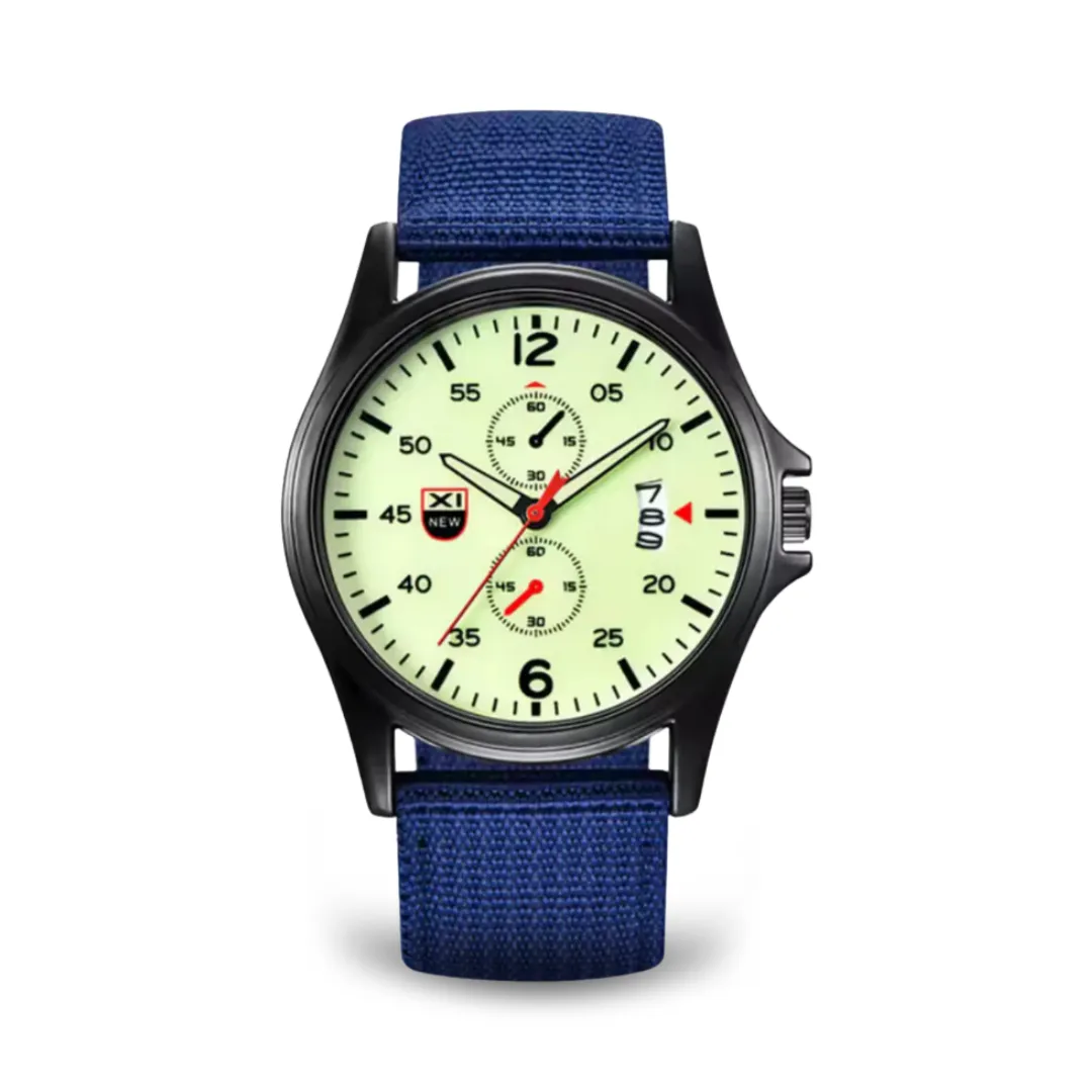 Military-Style Quartz Sports Watch