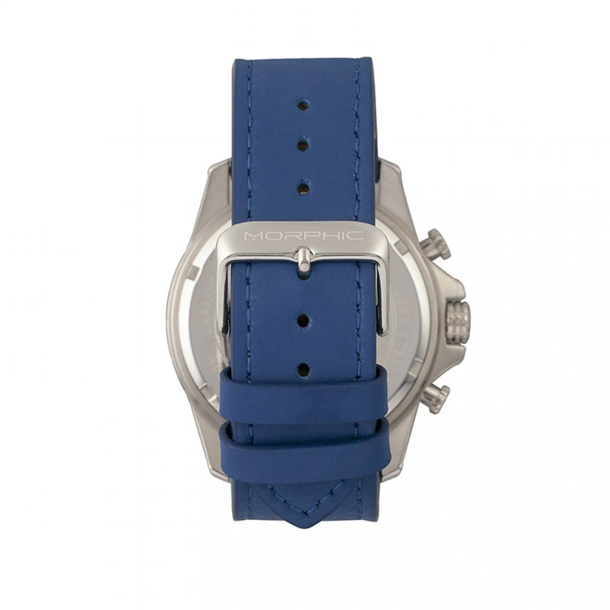 Morphic M57 Series Chronograph Leather-Band Watch