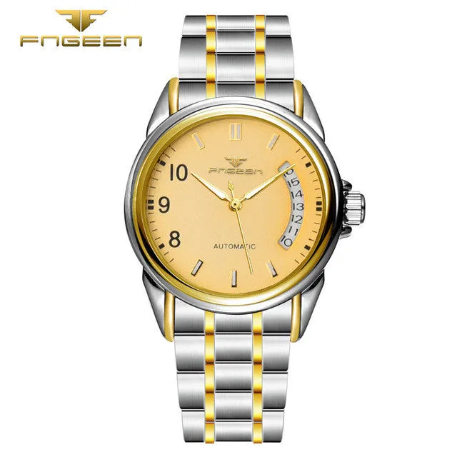 Multifunction Calendar Mechanical Luxury Elegant Horloges Automatic Waterproof Watch Men Fashion Watches Quality  Wristwatch