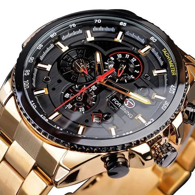 Multifunctional Luxury Stainless Steel Men Watch