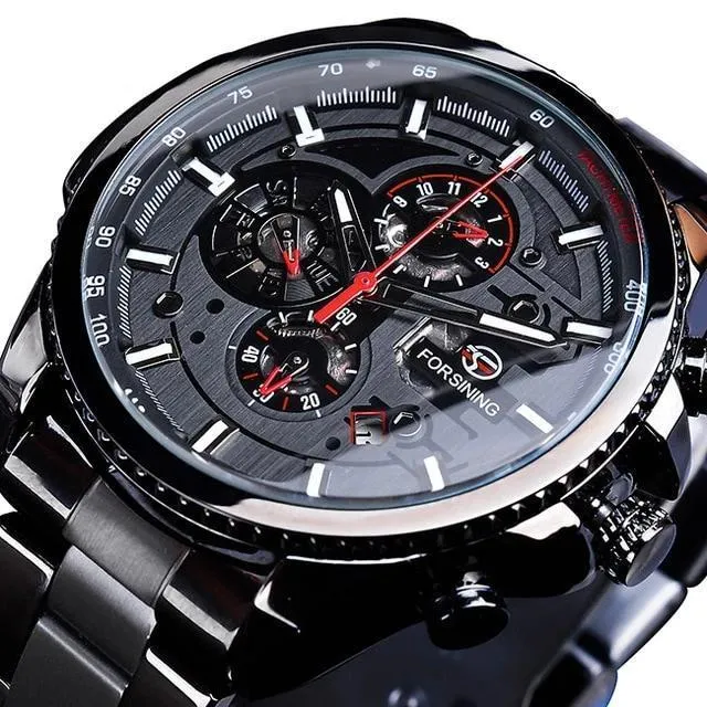 Multifunctional Luxury Stainless Steel Men Watch