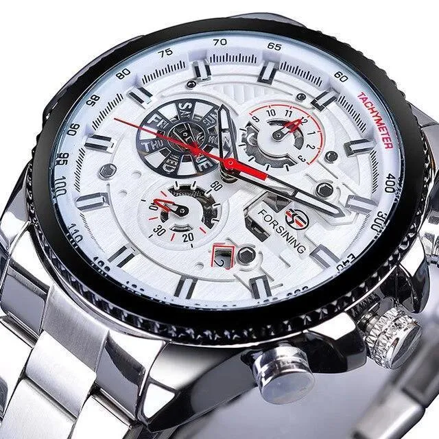 Multifunctional Luxury Stainless Steel Men Watch