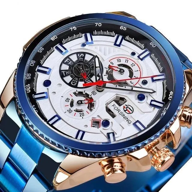Multifunctional Luxury Stainless Steel Men Watch