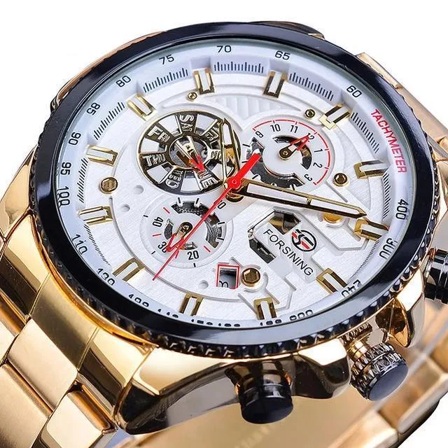 Multifunctional Luxury Stainless Steel Men Watch