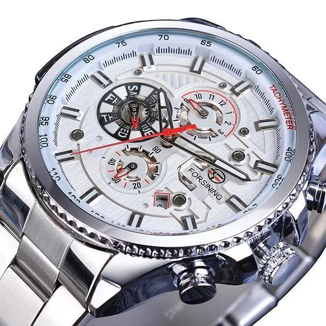 Multifunctional Luxury Stainless Steel Men Watch