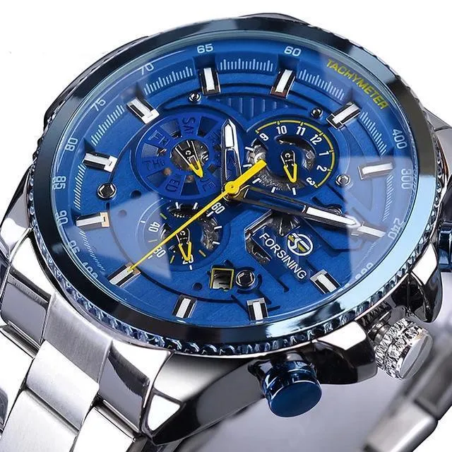 Multifunctional Luxury Stainless Steel Men Watch