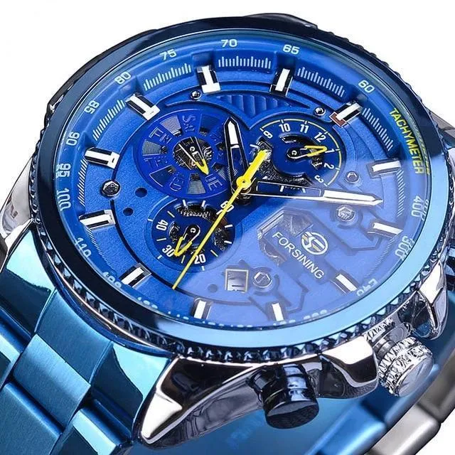 Multifunctional Luxury Stainless Steel Men Watch