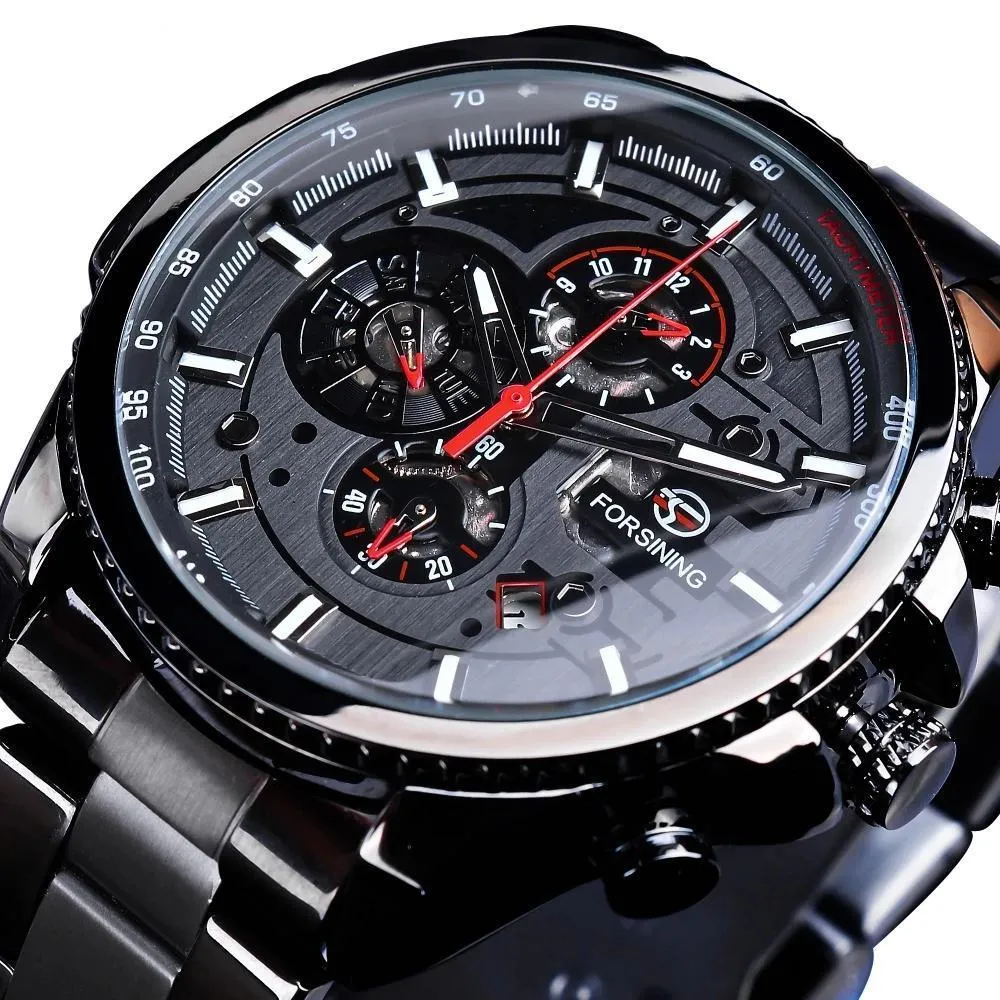 Multifunctional Luxury Stainless Steel Men Watch