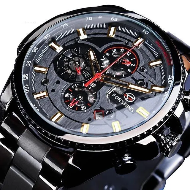 Multifunctional Luxury Stainless Steel Men Watch