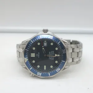Omega Seamaster 300M Professional 36MM Watch with Blue Dial