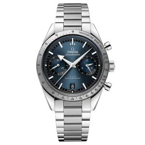 OMEGA Speedmaster '57 Chronograph 40.5mm Blue Dial Manual Wound Gents Watch 33210415103001