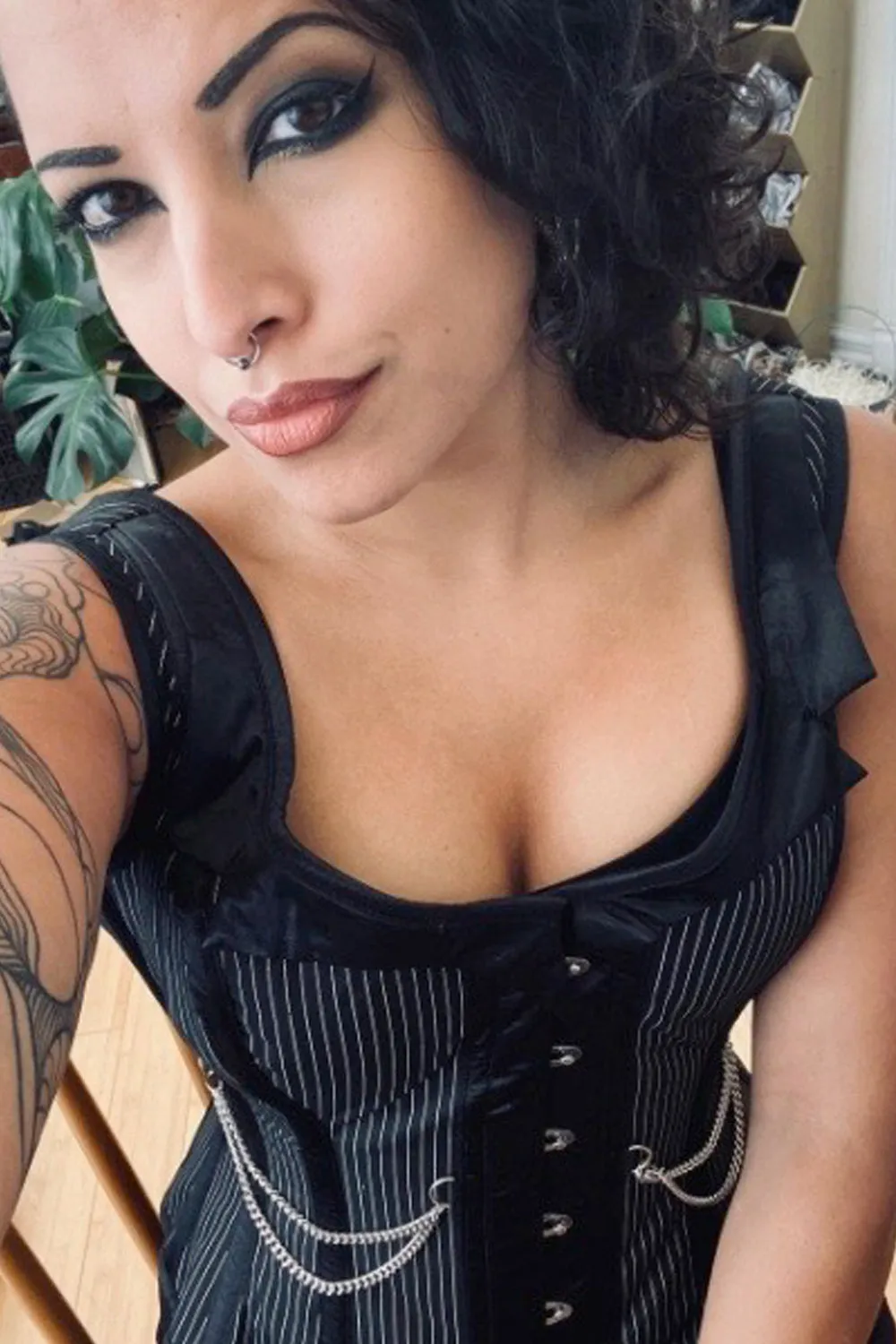 Pinstripe Waistcoat Corset
