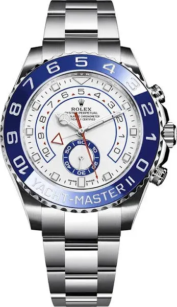 professional rolex yacht master ii stainless steel 44mm men's watch