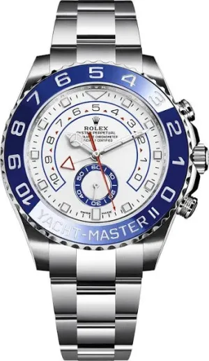 professional rolex yacht master ii stainless steel 44mm men's watch