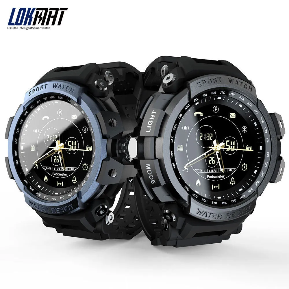 "LOKMAT"Professional 5ATM Waterproof Bluetooth Call Reminder IOS Android