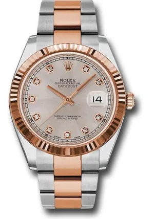 Rolex Steel and Everose Rolesor Datejust 41mm Watch 126331 sudo
