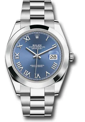 Rolex Steel Datejust 41mm Watch 126300 blro