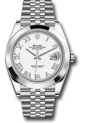 Rolex Steel Datejust 41mm Watch 126300 wrj