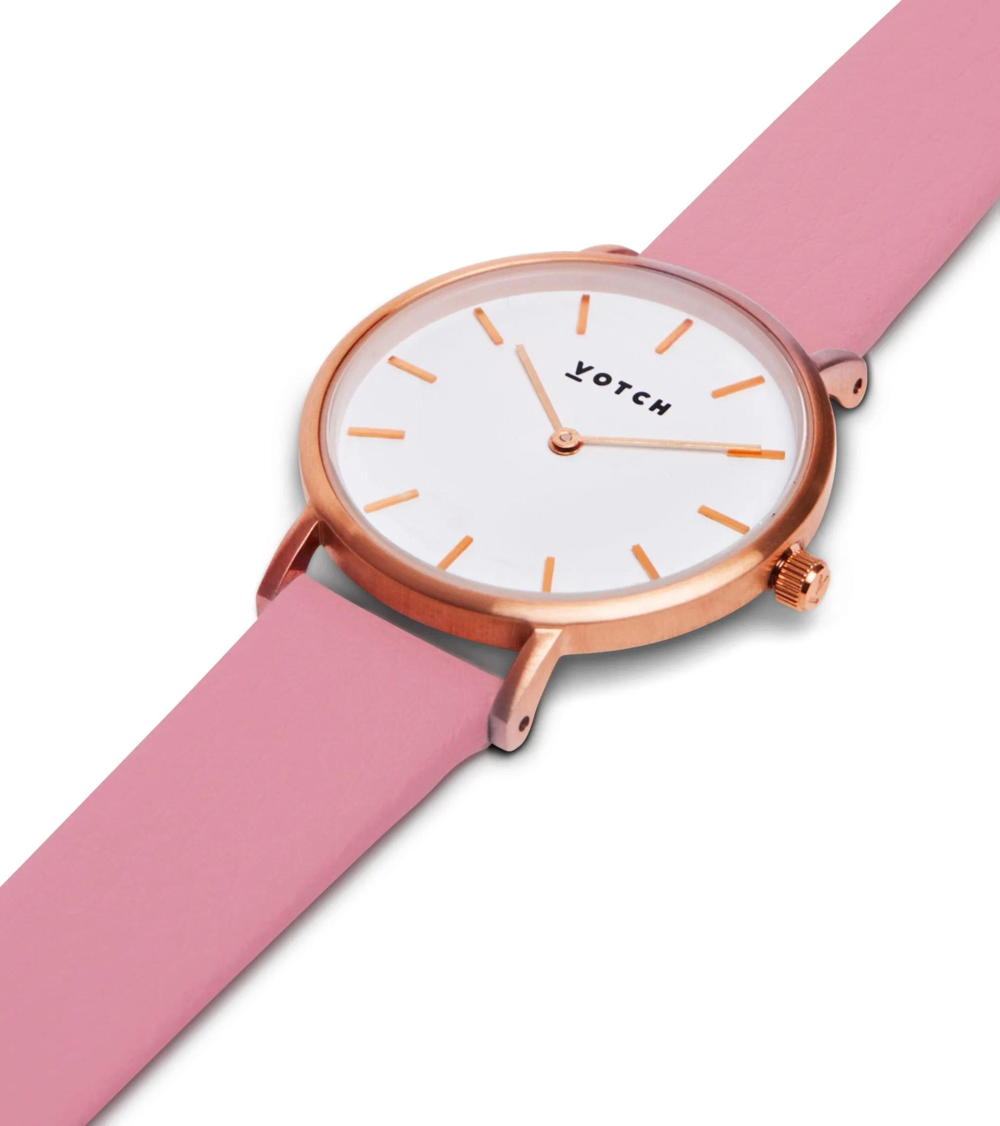 Rose Gold & Flamingo Pink Watch | Petite