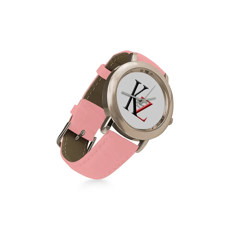 Rose Gold-plated Leather Strap Watch