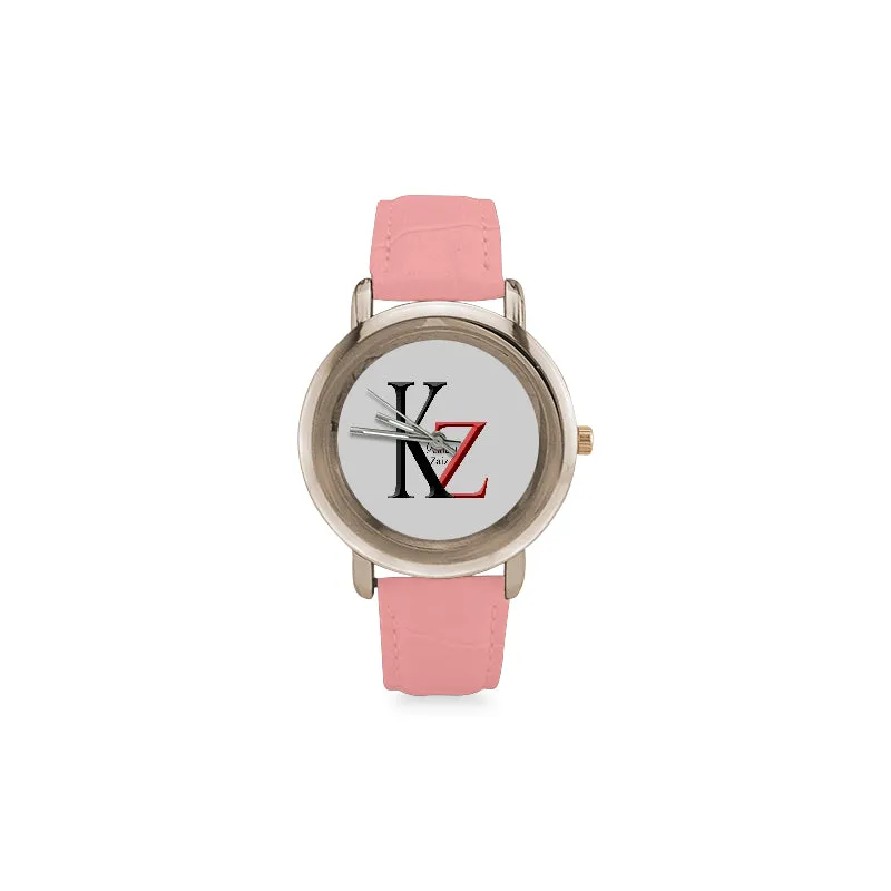 Rose Gold-plated Leather Strap Watch