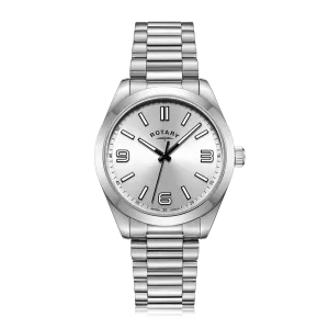 Rotary Gents Steel Heritage Sport Watch