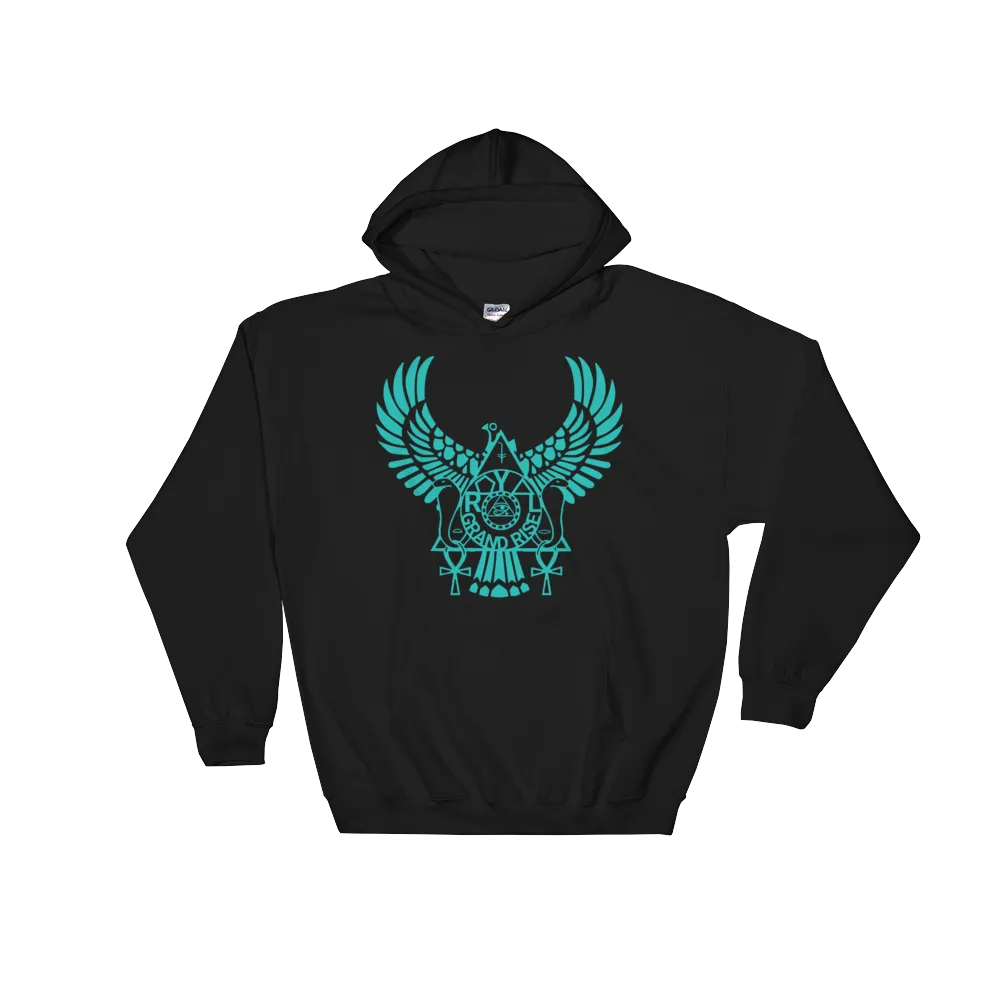 ROYAL. | Urban Resort | RA PARTY ROYAL GRAND RISE Unisex Heavy Blend Hoodie MINT EMBLEM (2 VARIETIES)