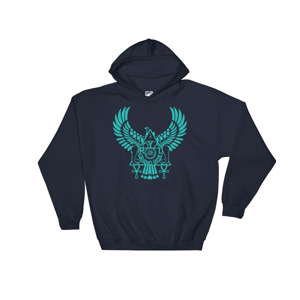 ROYAL. | Urban Resort | RA PARTY ROYAL GRAND RISE Unisex Heavy Blend Hoodie MINT EMBLEM (2 VARIETIES)