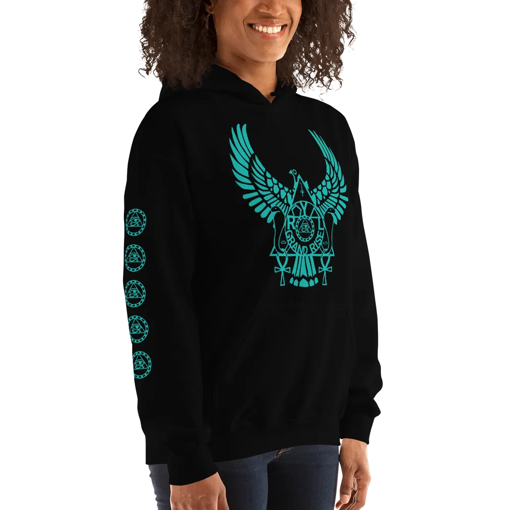 ROYAL. | Urban Resort | RA PARTY ROYAL GRAND RISE Unisex Heavy Blend Hoodie MINT EMBLEM (2 VARIETIES)