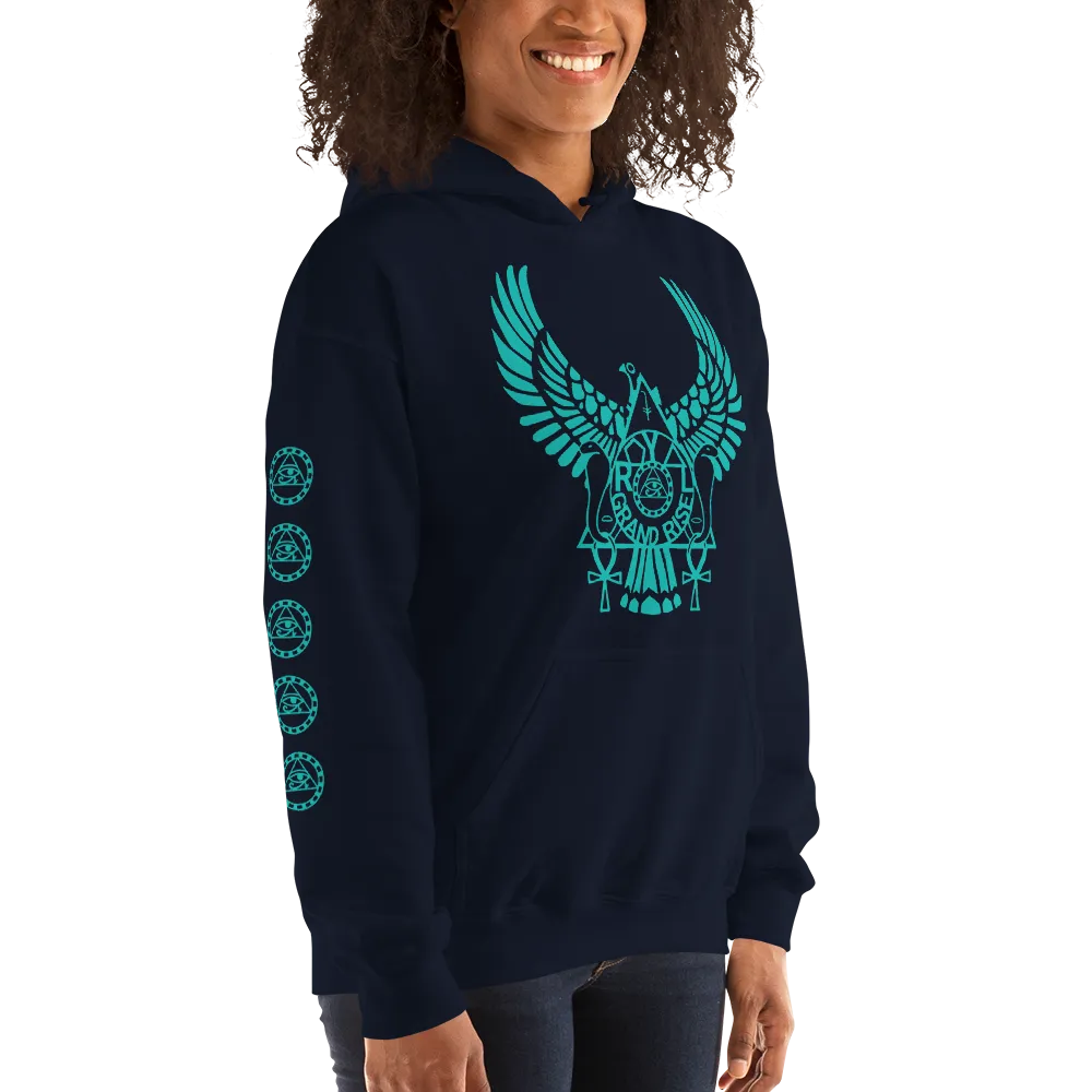 ROYAL. | Urban Resort | RA PARTY ROYAL GRAND RISE Unisex Heavy Blend Hoodie MINT EMBLEM (2 VARIETIES)