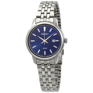 Seiko Neo Classic Blue Dial Ladies Watch SUR665P1