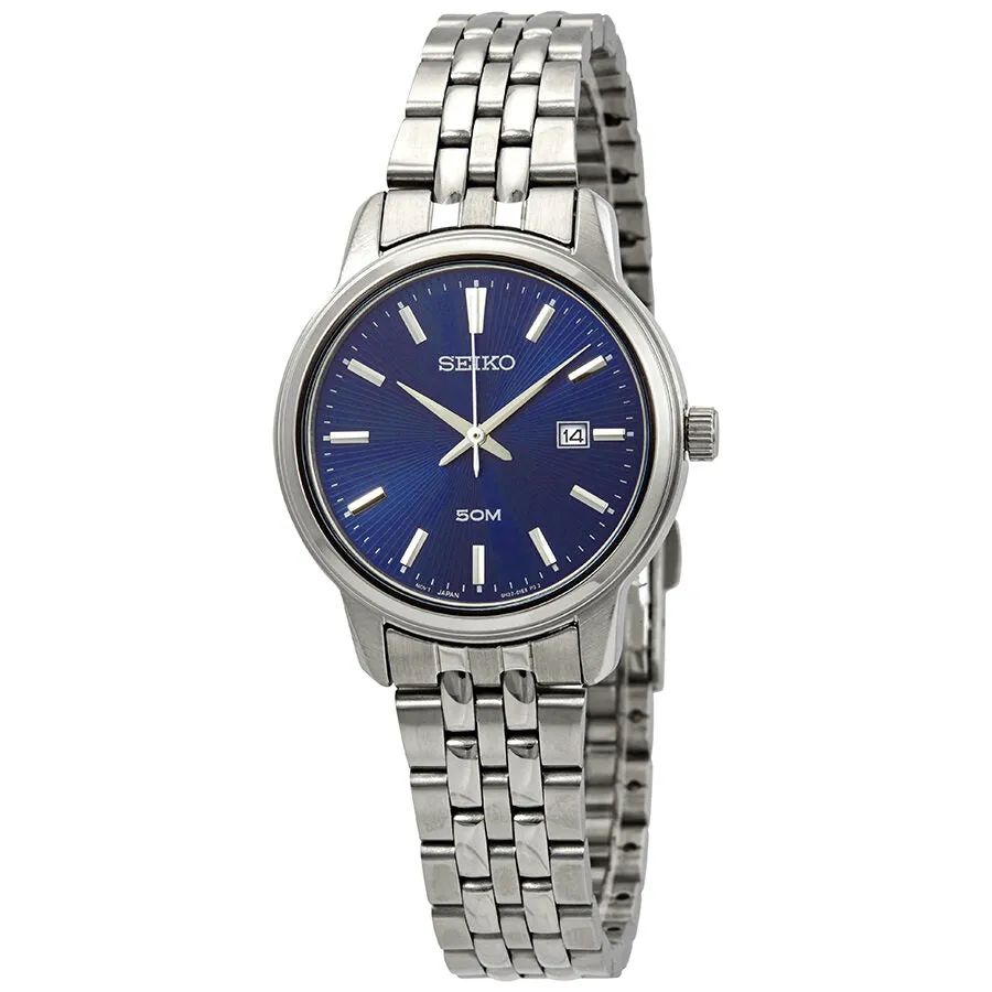 Seiko Neo Classic Blue Dial Ladies Watch SUR665P1