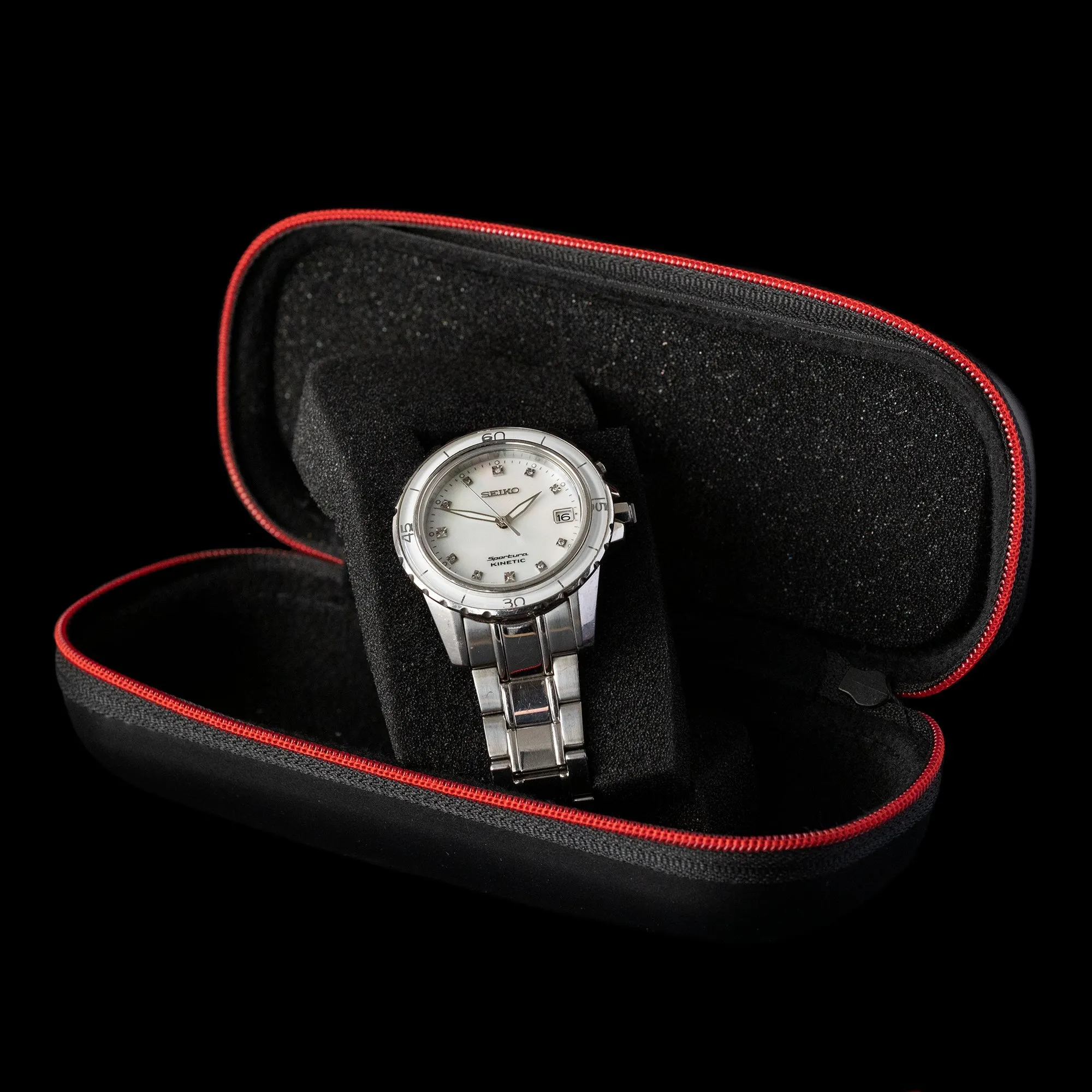 Seiko - Sportura Kinetic Diamond Accent