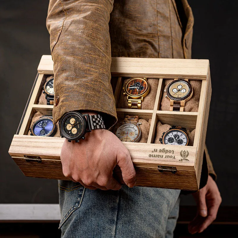 Shriners Watch Case - (8 Slots)