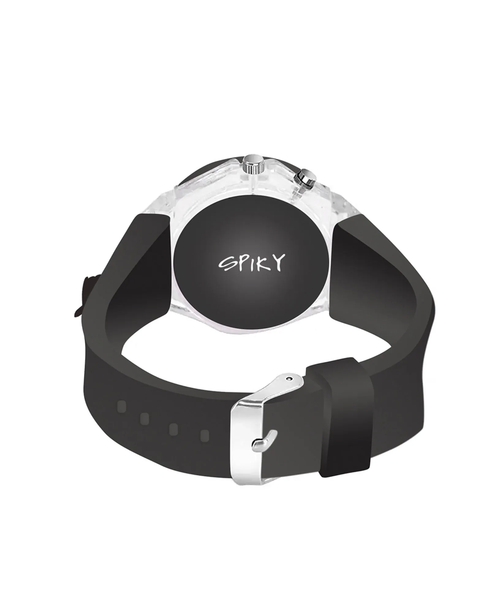 Spiky 3D Cartoon Analog Light Watch for Kids Boys & Girls - Black