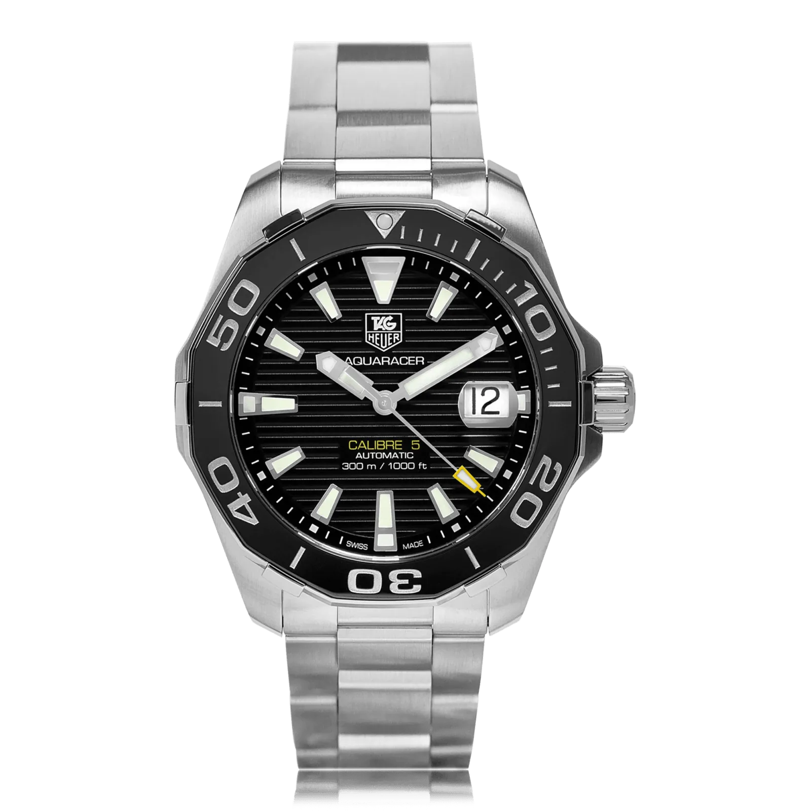 TAG HEUER Aquaracer Automatic Stainless Steel Mens Watch WAY211A.BA0928