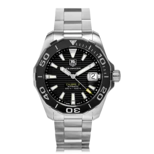 TAG HEUER Aquaracer Automatic Stainless Steel Mens Watch WAY211A.BA0928