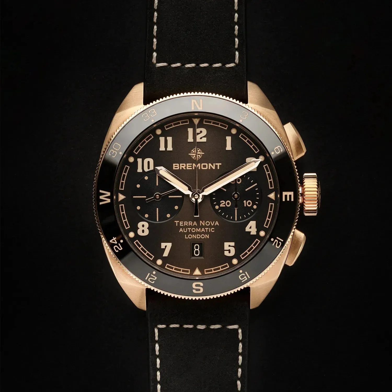 Terra Nova 42.5 Chronograph, Rose Gold