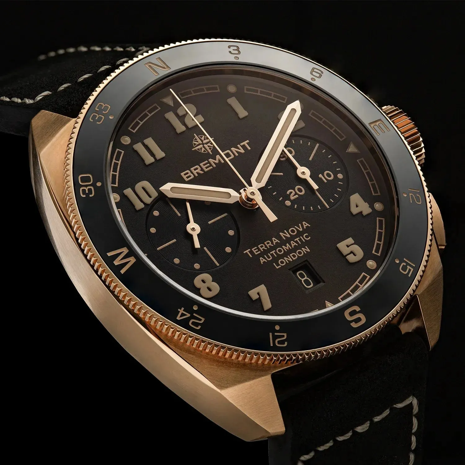 Terra Nova 42.5 Chronograph, Rose Gold