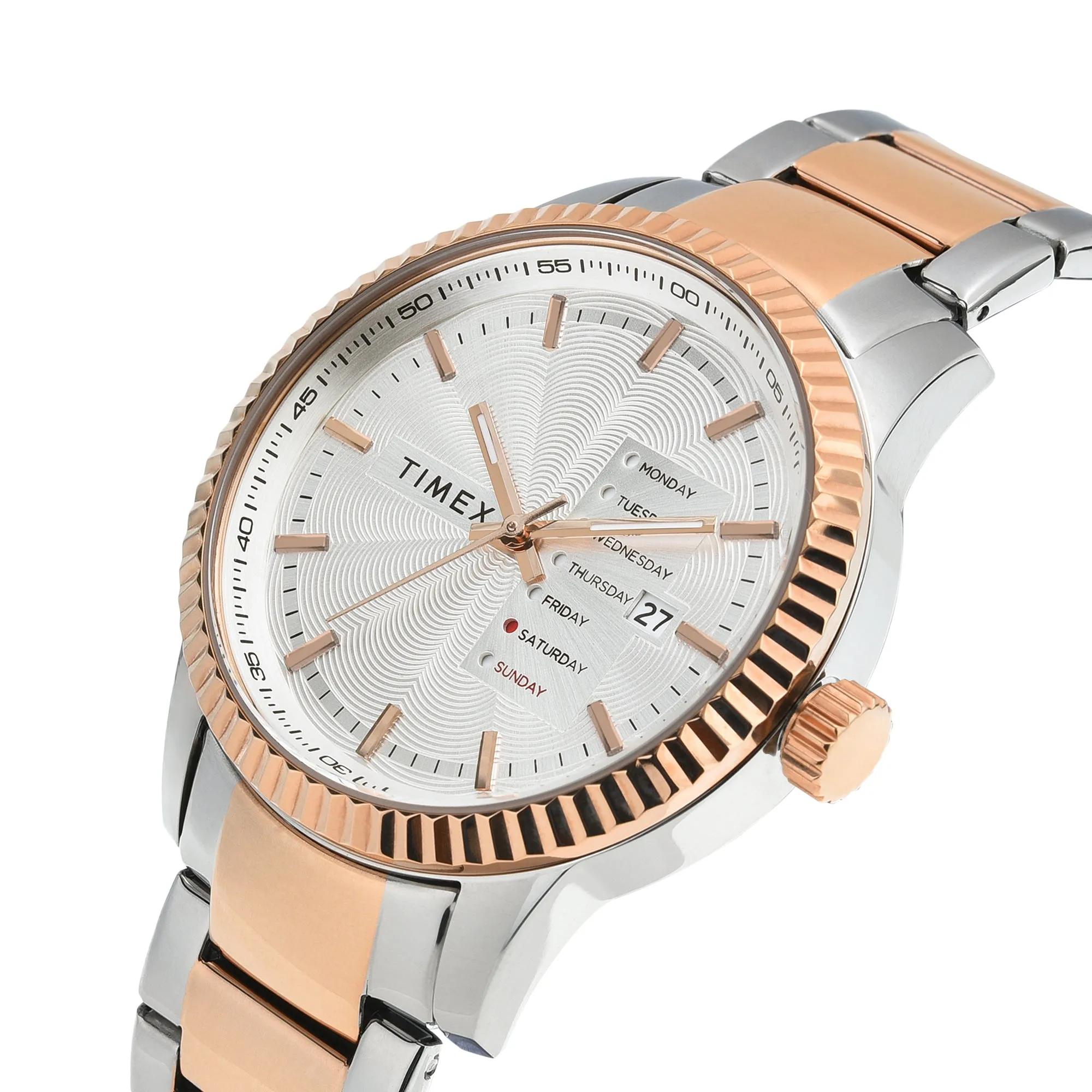 Timex Analog Silver Dial Men Watch - TWEG15103