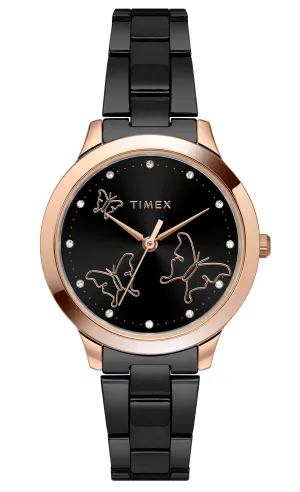 Timex Black Dial Women Analog Watch - TW000T630